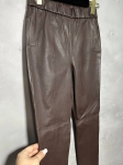 Кожаные брюки Alexander Wang Артикул LUX-100802. Вид 2