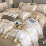 Комплект постельного белья Christian Dior Артикул LUX-104239. Вид 3