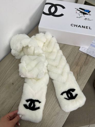 Меховой шарф  Chanel LUX-61319