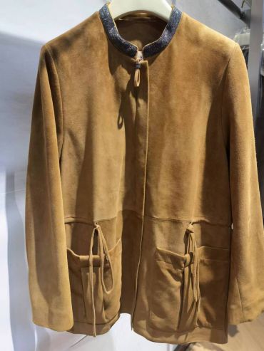 Замшевая куртка Brunello Cucinelli LUX-73553