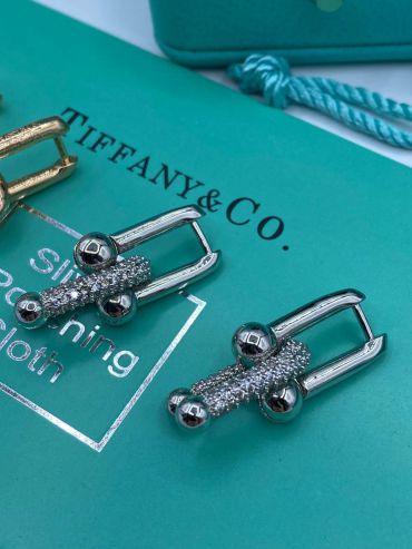 Серьги со стразами Tiffany&Co LUX-93549