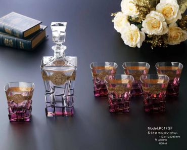 Набор из графина и 6-ти стаканов Versace LUX-95656